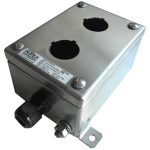 X2 empty box for 2 control and indication units