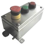 2 pieces signallight and emergency button push-pull