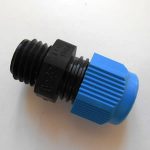 Polyamide cable gland M12 Ex e blue